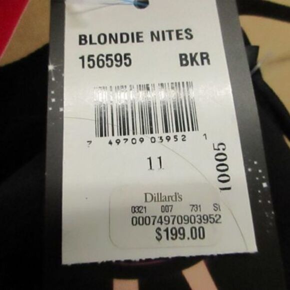 Party/Formal Gown Dress Size 11 NWT Blondie Nites Mardi Gras - Picture 8 of 8